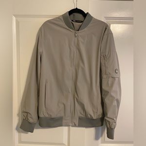 Zara Men’s Silver Grey Bomber Jacket- L